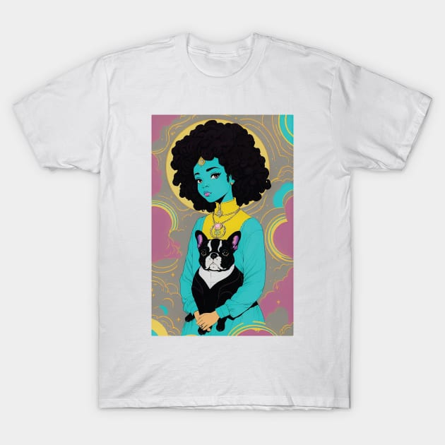 Bleu Goddess T-Shirt by joejdiaz